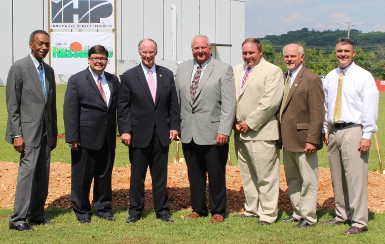Groundbreaking August 2013 at IHP on Lawrence Street with Governor Bentley